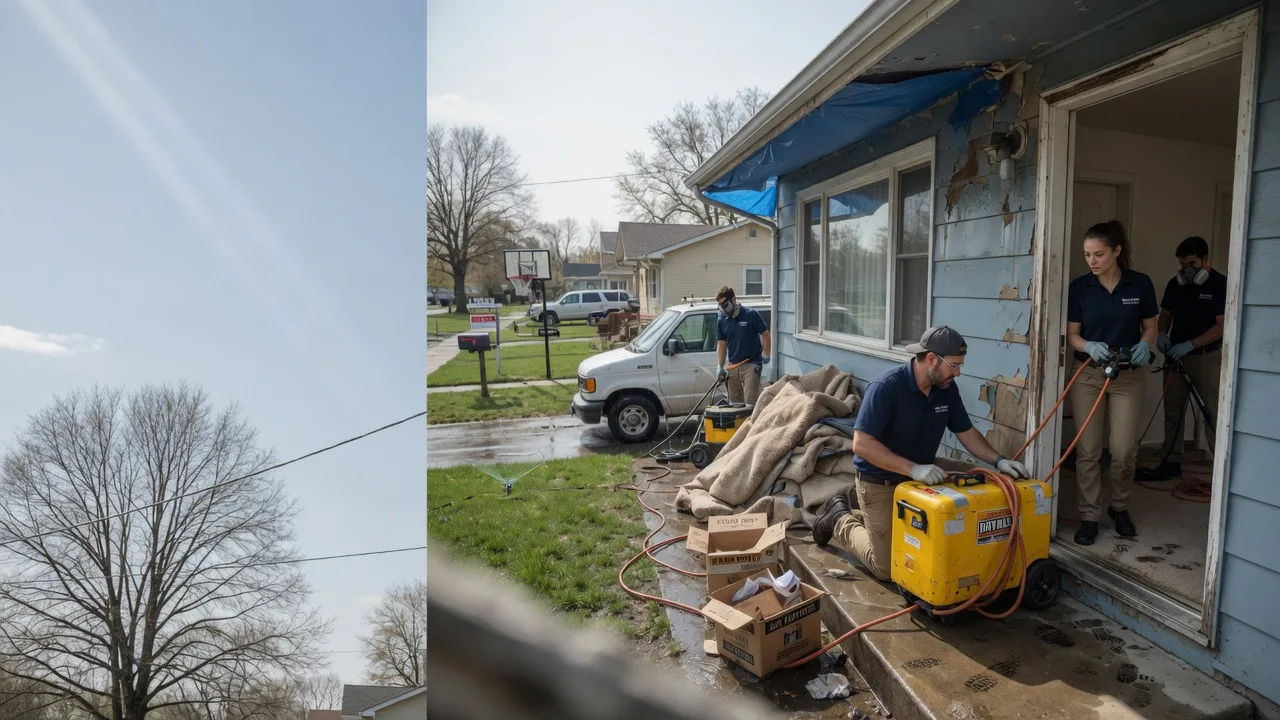Basement Flood Cleanup in Pesotum, IL near me